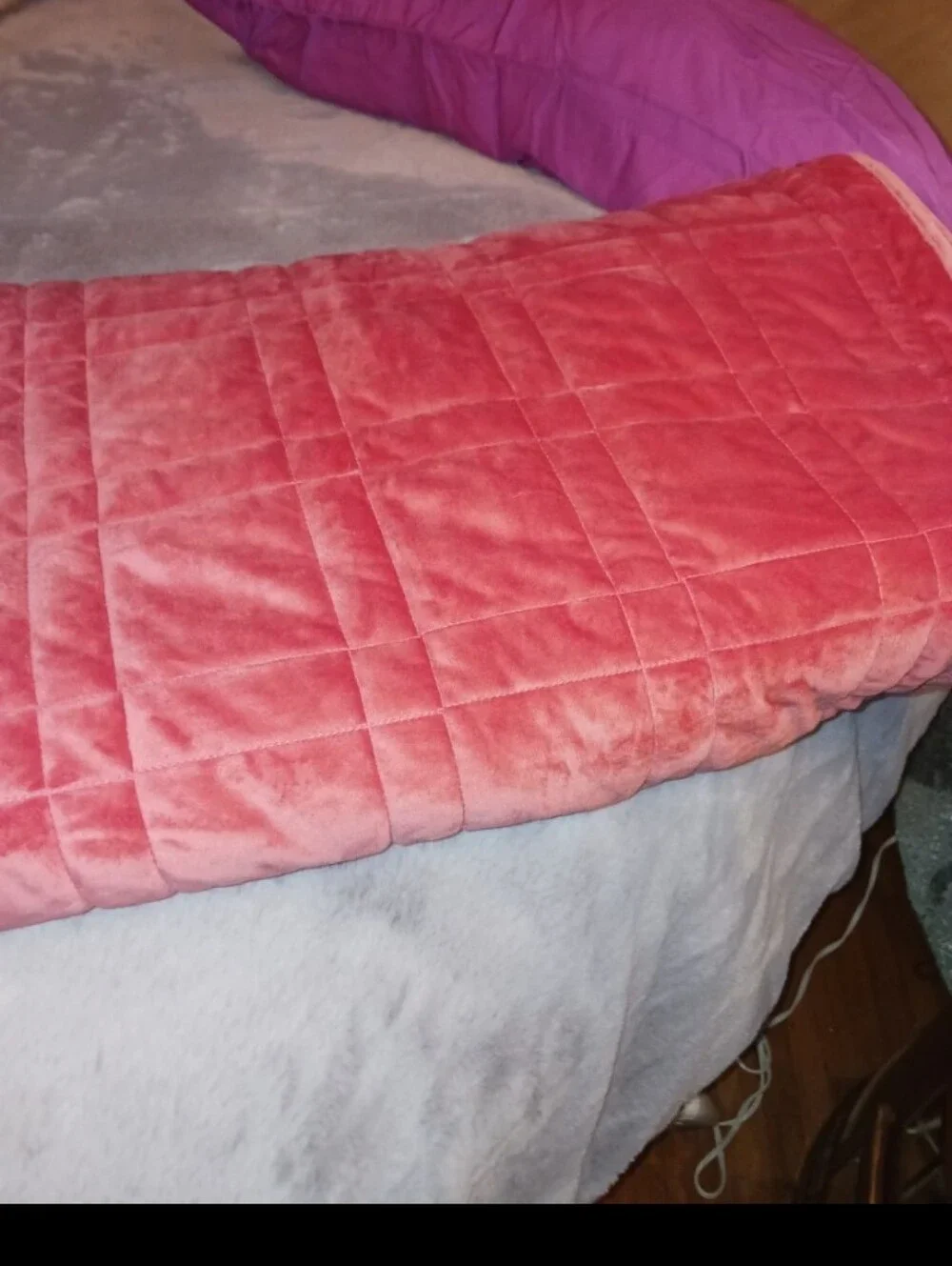 Plush Velvet Quilted Throw 60x80 Quilted